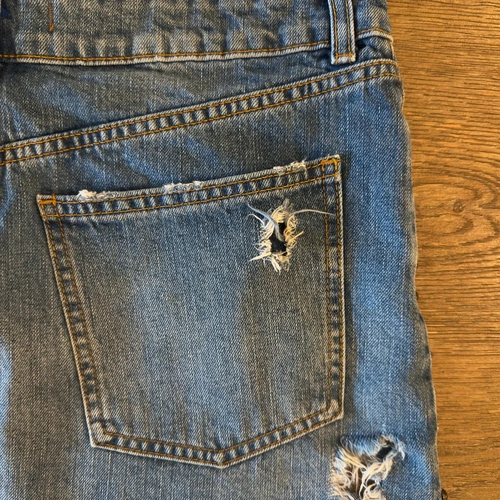 Free People Wild Rose Embroidered Studded Denim Jean Mini Skirt-Size 27-*Read*‎